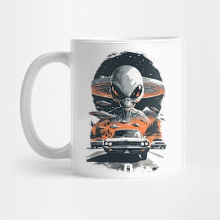 area 51, aliens, resident alien, abduction, alien invasion, ufo, sci fi, extraterrestrial, space, roswell, flying saucer, ufos Mug